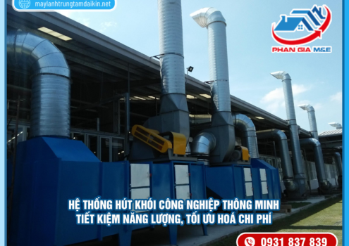 Hệ thống hút khói công nghiệp thông minh: Tiết kiệm năng lượng