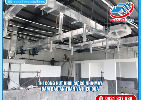 Thi Công Hút Khói Sự Cố Nhà Máy: Đảm Bảo An Toàn và Hiệu Quả