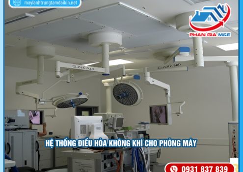 Hệ thống điều hòa không khí cho phòng máy