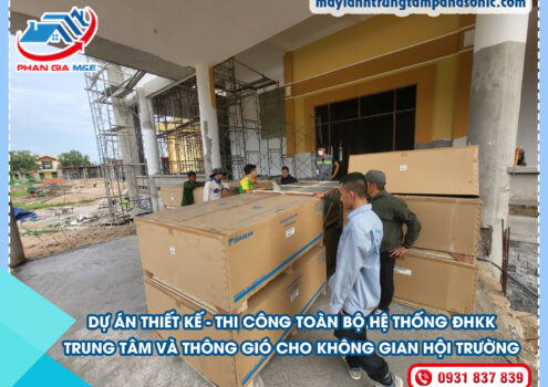 Hệ thống đhkk trung tâm cho Hội trường lữ đoàn pháo binh